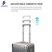 Maleta de Viaje de Negocios con Ruedas Delanteras de 18 Pulgadas, Sistema de Frenos, Ruedas Hinomoto Japonesas, Bolsillo Impermeable