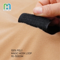 Tissu Velcro Doux Tendance 2025 – Matière Tricot Brossée Auto-Adhésive à Boucles Magiques pour Produits Bébé et Sacs d'École