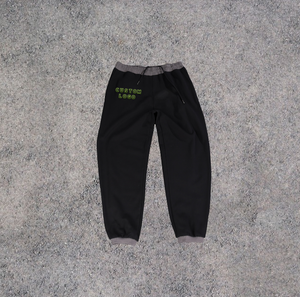 Automne décontracté tricoté 100% laine survêtement ensemble pantalons de survêtement évasés à capuche hommes survêtement personnaliser surdimensionné respirant fermeture éclair - Product Image 5