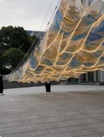 Écran LED transparent couleur argent, montage mural, installation fixe en intérieur, écran Full HD