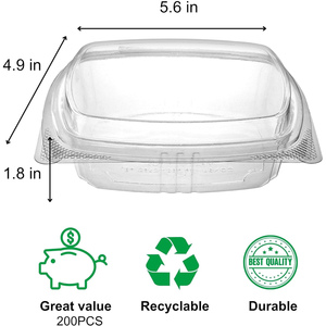 Transparent Clam Shell <b>Takeaway</b> Strawberries Tray Food <b>Container</b> Packaging Strawberry Heart Shaped PET Box Embossing Recycled - Product Image 2