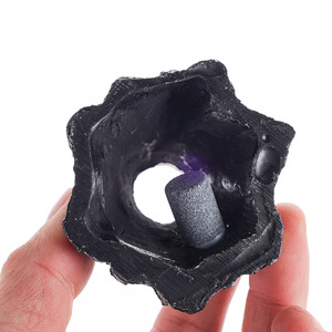 Levana Ornement volcanique écologique en pierre à petites bulles pour aquarium, simulation de paysage, <span class=keywords><strong>table</strong></span> de <span class=keywords><strong>sable</strong></span> volcanique en résine - Product Image 3