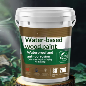 <span class=keywords><strong>Peinture</strong></span> époxy à effet bois pour la rénovation de meubles anciens, changement de couleur des portes, usage domestique, application par pulvérisation liquide - Product Image 2