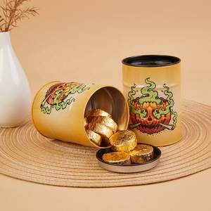 Ban đầu nóng hỗ trợ tùy chỉnh dầu trống thiết kế thuốc lá lưu trữ Gạt Tàn Kim Loại tinplate hộp lưu trữ tinplate hộp lon thiếc - Product Image 5