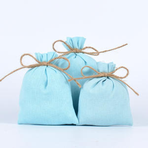 Custom Logo Silk Cosmetic Linen Drawstring <b>Bags</b> 10*15cm Jute Sack for Jewelry Display Gift Candy Screen Printing Recyclable - Product Image 4