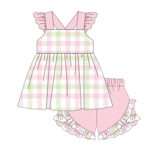 Boyis Boutique Custom Smocked Baby Girl <strong>Dress</strong> Baby Girl Knit Cotton <strong>Dress</strong> Toddler Girls <strong>Dresses</strong> - Product Image 3