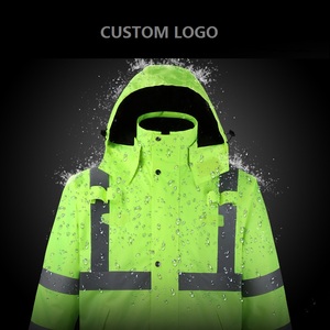 Giacca da Uomo Invernale Impermeabile in Cotone e Poliestere ad Alta Visibilità con Inserti Riflettenti e Parte Superiore Staccabile, Abbigliamento all'Ingrosso per Operatori di Celle Frigorifere - Product Image 5