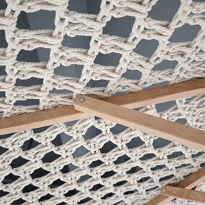 เชือกทอมือกลางแจ้งร่มกันแดดเชือกคอตตอน<span class=keywords><strong>ถัก</strong></span>ร่มสนามกลาง<span class=keywords><strong>เสา</strong></span><span class=keywords><strong>เหล็ก</strong></span>ขนาด2.5ม. กำหนดโลโก้ได้เอง - Product Image 3