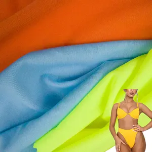 Atmungsaktives, weiches, leichtes Stretch futter aus 100% Polyester für Bade bekleidung im Fitness studio