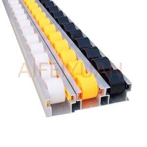 पीले रोलर्स के साथ एल्यूमीनियम मिश्र धातु रोलर ट्रैक - Product Image 5