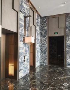 TMZ STONE ODM OEM Dalles de marbre violet de Kinawa d'Italie avec veinage élégant pour intérieurs haut de gamme - Product Image 4