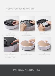 <span class=keywords><strong>Robot</strong></span> aspirador inteligente 3 en 1 para uso en el hogar, aspirador de uso doméstico en seco y húmedo, recargable con aplicación de precio de fabricante - Product Image 6
