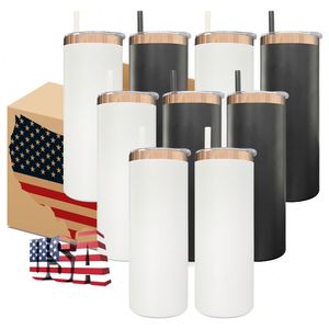 Custom Logo Stainless Steel Laser Engraving <b>Mirror</b> Copper Plated Glossy 20Oz Skinny Straight Tumbler - Product Image 1