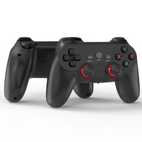 Volante de Juego Inalámbrico 2.4G Multifuncional con Doble Vibración, Botón Turbo y Joysticks para Videojuegos Android