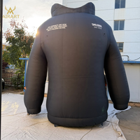 Hoodie gonflable pour affichage de vêtements en centre commercial, nouveauté gonflable personnalisée pour fêtes