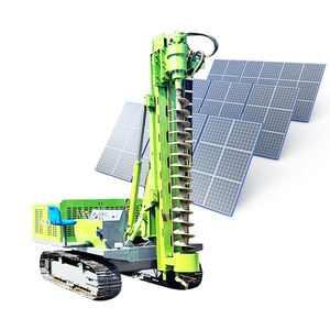 Excavatrice hydraulique en spirale trou de plomb Pile Driver Crawler Petite perceuse de fond de trou pour moteur de pieu solaire photovoltaïque - Product Image 1