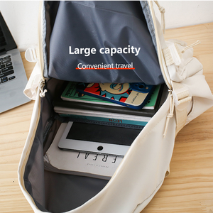 Mochila escolar de moda de alta calidad para estudiantes, estilo de logotipo personalizado, mochila de nailon impermeable para campus, bolsas universitarias para niñas - Product Image 4