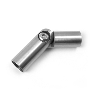 Sku-Conector de acero inoxidable, Conector de baja frecuencia IP67 para Ø 12 \ ", acabado satinado, AISI 304, resistente al agua, macho/hembra - Product Image 1