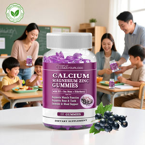 Permen Kunyah Kalsium <span class=keywords><strong>Magnesium</strong></span> Seng <span class=keywords><strong>D3</strong></span> untuk Pria dan Wanita - Meningkatkan Kepadatan Tulang 60 buah - Product Image 4