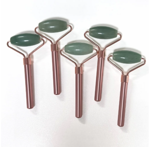 Nhỏ kích thước nhỏ tự nhiên màu xanh lá cây Aventurine Jade Eye Ice lăn - Product Image 1
