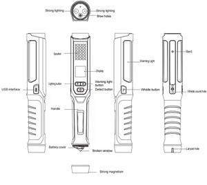 <span class=keywords><strong>Alcootest</strong></span> portable professionnel avec norme de pompe Instantane pour la sécurité routière - Product Image 2