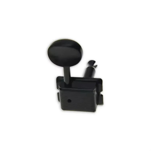 Black 6 in Line Vintage Guitar Tuners <strong>Tuning</strong> Pegs Keys Guitar Machine Heads for <strong>ST</strong> TL Guitars - Product Image 2