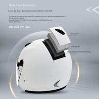 Casque de moto intelligent demi-visage ouvert de haute qualité Design personnalisé avec fonction d'appel