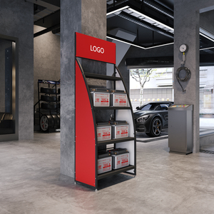 Estantes de exhibición de batería de litio automotriz soporte de metal dorado tienda de marca de alta calidad de fábrica de Yiree para tiendas - Product Image 6