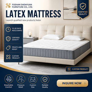 <span class=keywords><strong>Matelas</strong></span> en latex à haute résilience <span class=keywords><strong>140x190</strong></span> cm, <span class=keywords><strong>matelas</strong></span> en mousse de latex naturel respirant, fournisseur OEM ODM, marque privée - Product Image 1