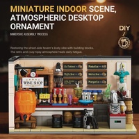 Reobrix 66305 2026 Bar à bière - Nouveau modèle DIY éducatif pour enfants - 588 pièces - Jeux de construction en plastique - Blocs de construction