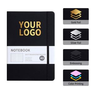 Custom Logo Business A5 Personalized <b>Notepad</b> Customizable Pu <b>Leather</b> Notebook Cover Branded Company Office Meeting Notebooks - Product Image 3