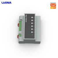 Modul Sakelar Relay Pintar 6 Saluran PN6 Tuya Zigbee WiFi 16A Pengontrol Daya untuk Kontrol Pencahayaan dan Motor WiFi Zigbee sebagai Pilihan