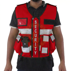 เสื้อกั๊กนิรภัยสะท้อนแสงแบบยูนิเซ็กซ์ OEM Design Golden Weather ผลิตจากโพลีเอสเตอร์ 100% พร้อมซิปด้านหน้า เหมาะสำหรับงานกลางแจ้ง - Product Image 1
