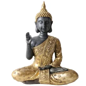 Hotsell大桌面内心和平冥想佛教坐树脂泰国佛像