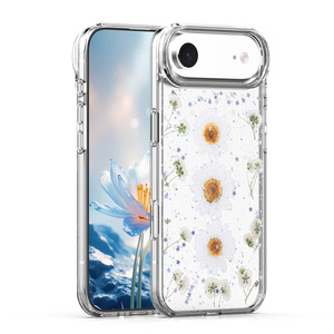 Funda de Teléfono Personalizada con Logotipo e Imágenes, Acrílico Transparente Impreso con Diseño de Margaritas, para iPhone 17 Air 16 15 14 13 Pro Max Plus, <span class=keywords><strong>Precio</strong></span> al por Mayor - Product Image 4