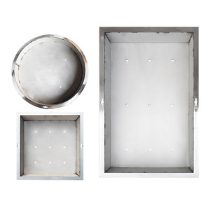 Yixinglong Stainless Steel Lawn Manhole Cover Round Square Recessed 304 Grade For Garden Rainwater Drainage - Product Image 1