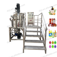 Cuve de mélange homogénéisatrice automatique en acier inoxydable avec agitateur et chauffage électrique à vapeur DZ 500L 1000L pour l'industrie chimique