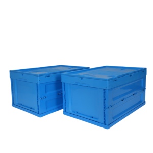 Có thể gập lại Thùng nhựa Stackable vận chuyển đa-sử dụng hộp lưu trữ để bán - Product Image 5