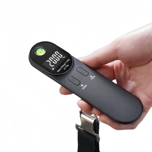 Bilancia digitale per bagagli da appendere, schermo LCD retroilluminato - Product Image 1