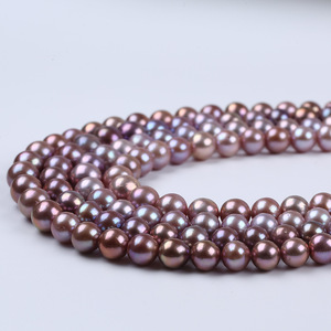Cadena de Perlas Redondas Naturales de Agua Dulce Edison de 11-13 mm al por Mayor para Hacer Collares y Pulseras - Product Image 2