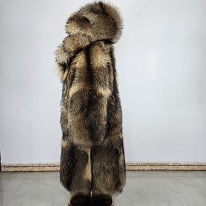 Cappotti Invernali Caldi in Vera Pelliccia di Volpe da Donna HX8808 Capispalla di Alta Qualità Soprabito in Pelliccia Autentica - Product Image 5