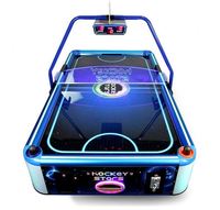 Table de jeu de hockey sur air de qualité supérieure, design élégant, finition moderne, structure durable, équipement de loisirs à domicile, jeu d'arcade