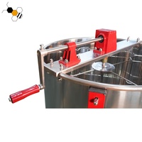 Dispositif de processeur de miel 4 cadres Dadant Manuel Machine d'extraction de centrifugeuse de miel pour l'extraction d'abeilles