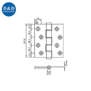 Charnières <span class=keywords><strong>de</strong></span> porte en nylon en acier inoxydable <span class=keywords><strong>de</strong></span> vente chaude charnière bout à bout <span class=keywords><strong>pour</strong></span> porte intérieure - Product Image 6