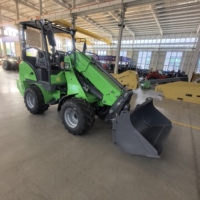 Minipala Gommata Telescopica Elettrica Ecologica da 1 Tonnellata con Motore ad Alta Efficienza per Lavori Agricoli e di Paesaggistica