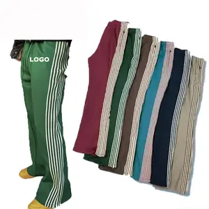 Nanchang Manufacturer Mens Flare Pants Custom Men Stacked Flared Sweatpants