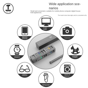 Universal Household Small Screw Batch <b>Hand</b> <b>Tool</b> <b>Set</b> Mobile Phone Notebook Maintenance Socket <b>Set</b> Phillips Head Plastic Handle - Product Image 4