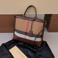 Sac fourre-tout à bandoulière en PU grande capacité pour femme, avec fermeture éclair, rayures verticales, doublure en polyester haut de gamme, style luxe léger, été.812
