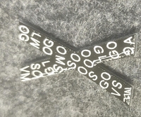Étiquettes thermocollantes en silicone TPU gaufré 3D découpées au laser, patchs Tatami sportifs, logo d'équipe pour vêtements et maillots