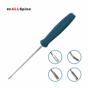 Set di Strumenti per Chirurgia Endoscopica Spinale Biportale: Curette, Separatore Muscolare, Scalpello di Localizzazione, Dilatatore, Rongeur Osseo, Nucleus - Product Image 5